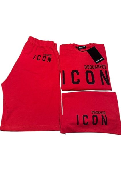 Icon Genç T-Shirt+Short+Çanta 3'lü Takım fırsatları