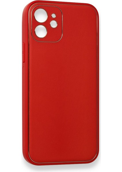 iPhone 12 Kılıf Coco Deri Silikon Kapak Telefon Kılıfı