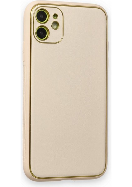 iPhone 12 Kılıf Coco Deri Silikon Kapak Telefon Kılıfı