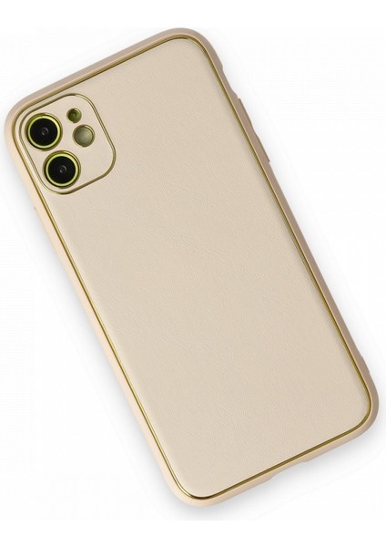 iPhone 12 Kılıf Coco Deri Silikon Kapak Telefon Kılıfı