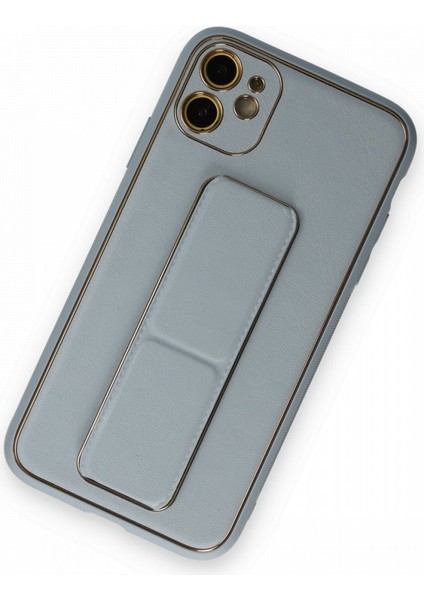 Iphone 12 Coco Deri Standlı Telefon Kılıfı