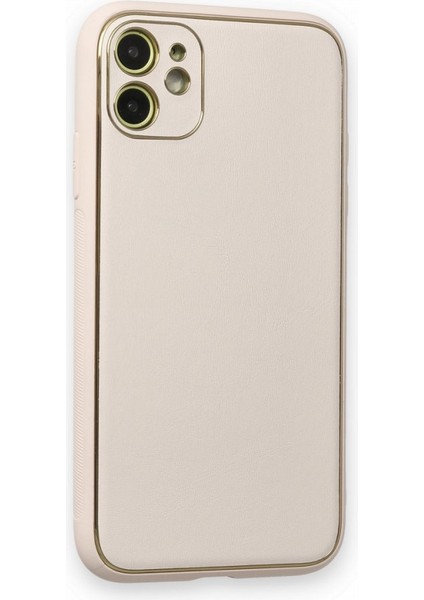 iPhone 12 Kılıf Coco Deri Silikon Kapak Telefon Kılıfı
