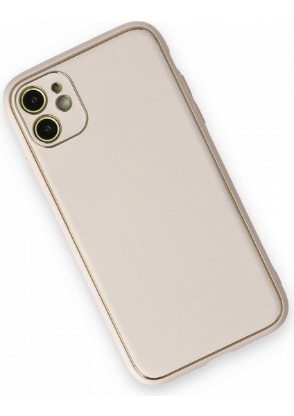 iPhone 12 Kılıf Coco Deri Silikon Kapak Telefon Kılıfı