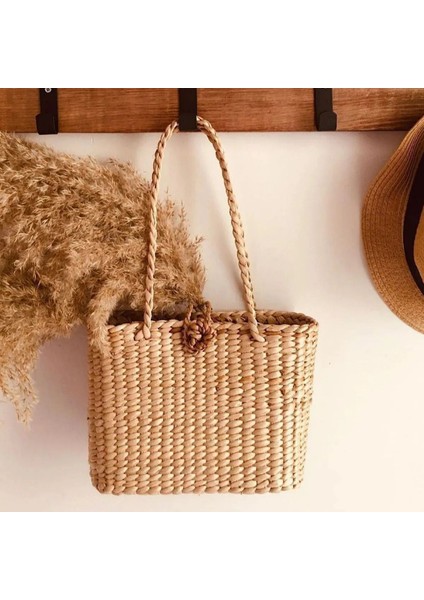 Özel Üretim Doğal El Yapımı Hasır Çanta