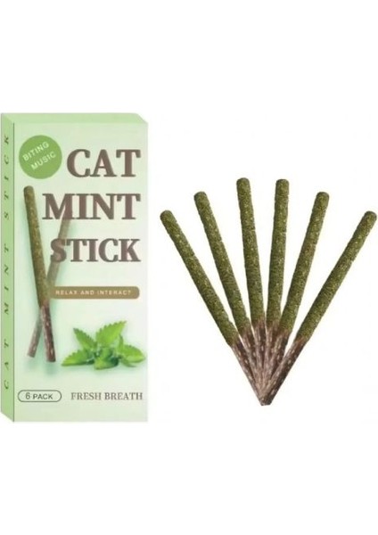 Nane Aromalı Matatabi Kedi Çubuğu 6 Lı Paket