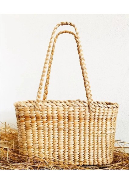Özel Üretim Doğal El Yapımı Hasır Çanta
