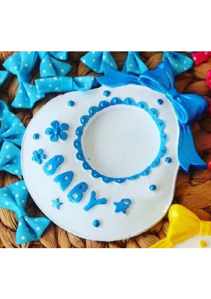 Baby Önlük Çerçeve Çiçek Yıldız Silikon Kalıp K-164 modelleri