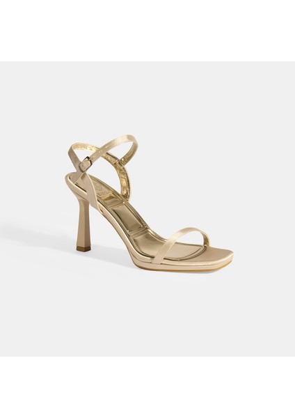 Aurelius Gold Kadın Toka Detaylı Slingback Topuklu Abiye Ayakkabı indirimleri