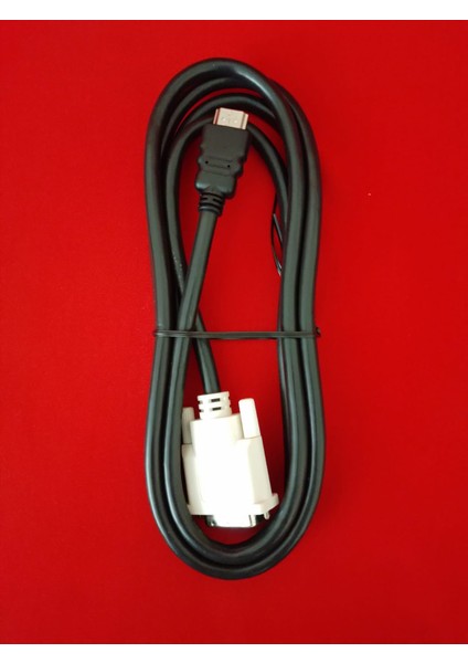 Orijinal HDMI To DVI 18+1 Pin Çift Yönlü Görüntü Verir Kablo Boy 2 Metre