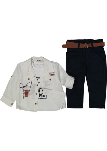 Passıon Baskılı Gömlekli Erkek Takım