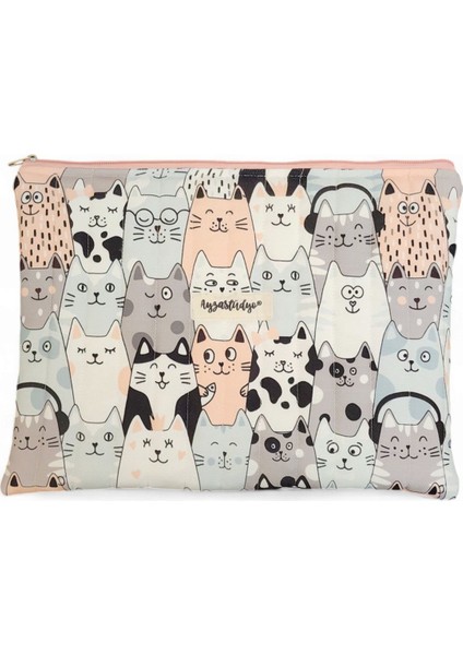 Pofuduk Kitap Kılıfı, Kitap Çantası, Apple iPad/tablet Aksesuar Çantası (30X24CM) - Cute Cats fiyatları