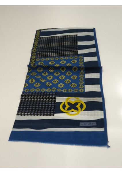 Pamuklu Şal Logo Model Mavi 7940-922 fiyatları