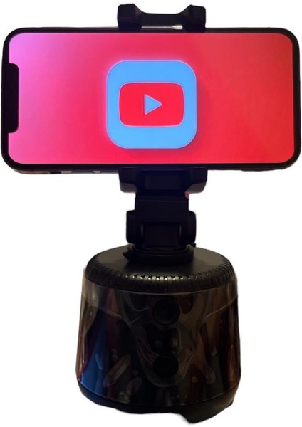 360 Derece Dönebilen Masaüstü Tripod Yüz , Nesne Algılama , Yüz Nesne Takipli Akıllı Telefon Kamera Tutucu modelleri