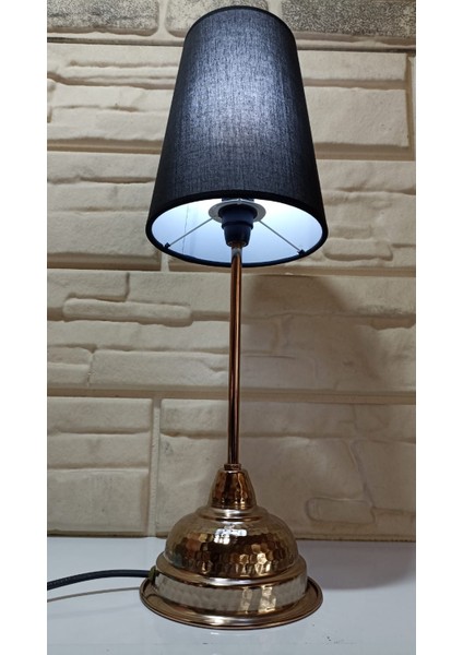 Başucu Abajur Masa Lambası (Bakır Renk) fırsatları