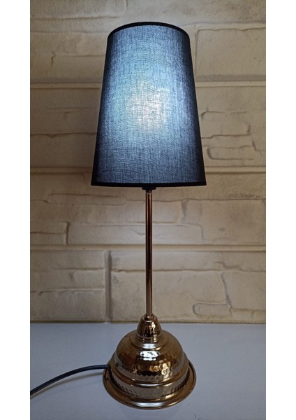 Başucu Abajur Masa Lambası (Bakır Renk) indirimleri