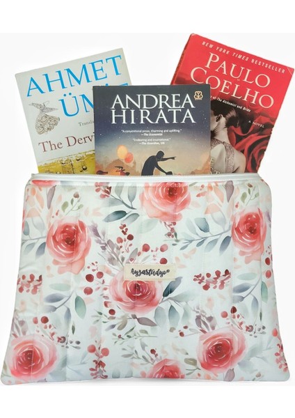 Pofuduk Kitap Kılıfı, Kitap Çantası, Apple iPad/tablet Aksesuar Çantası (30X24CM) - Red Roses fiyatları