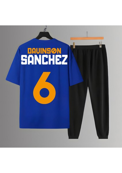 Davinson Sanchez Sırt Forma Baskılı Unisex Tişört Regular Fit T-Shirt Eşofman Takımı