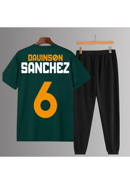 Davinson Sanchez Sırt Forma Baskılı Unisex Tişört Regular Fit T-Shirt Eşofman Takımı