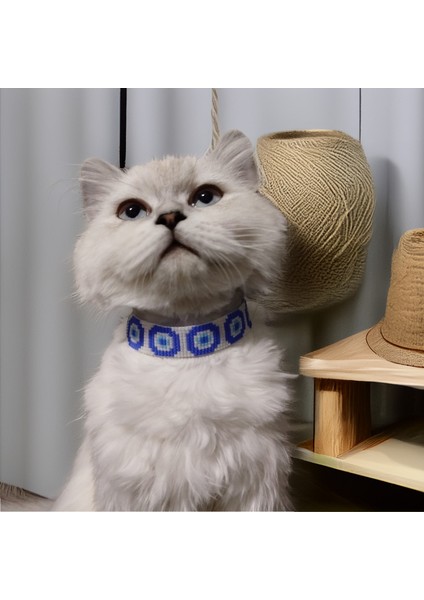 Kedi Köpek Için Orijinal Miyuki Nazar Boncuklu Kolye / Takı fiyatları