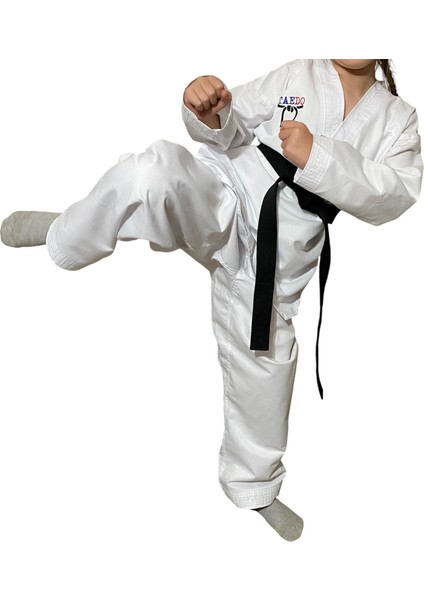 Taekwondo Beyaz Yaka Elbise - Taekwondo Yeni Başlayan Elbise - Acemi Dobok