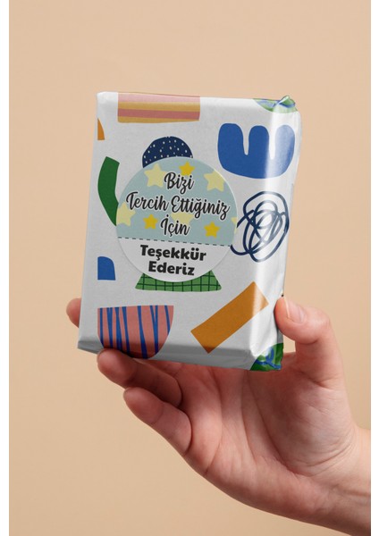 Ambalaj Paketleme Etiketi Model 69 (100 Adet / 3 cm)