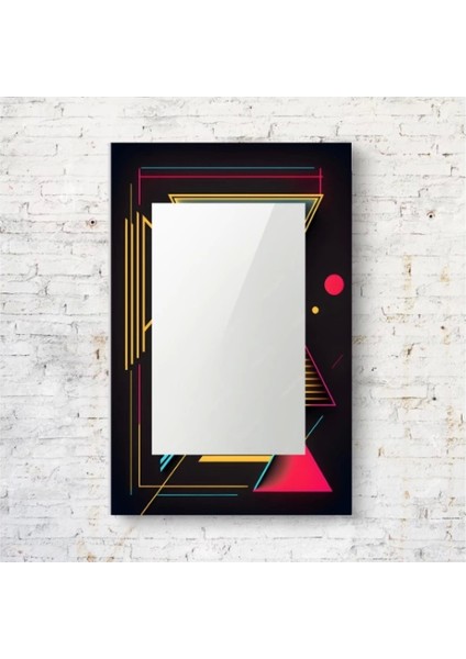 - Dekorarif Desenli Dikdörtgen Duvar Aynası 185