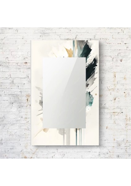 - Dekorarif Desenli Dikdörtgen Duvar Aynası 84