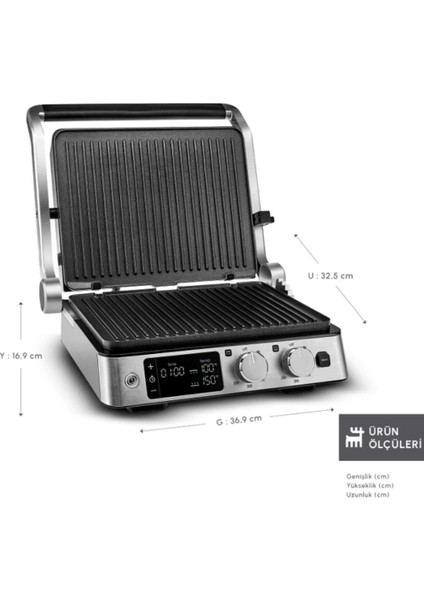 Inox 2008 Döküm Izgara ve Tost Makinesi 6 Dilim Kapasiteli Tost Makinesi indirimleri