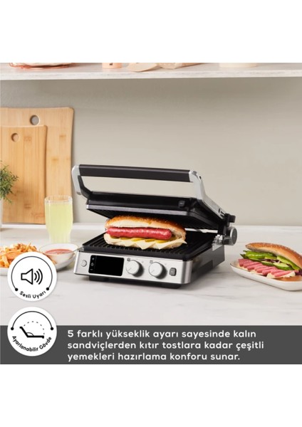 Inox 2008 Döküm Izgara ve Tost Makinesi 6 Dilim Kapasiteli Tost Makinesi fiyatları