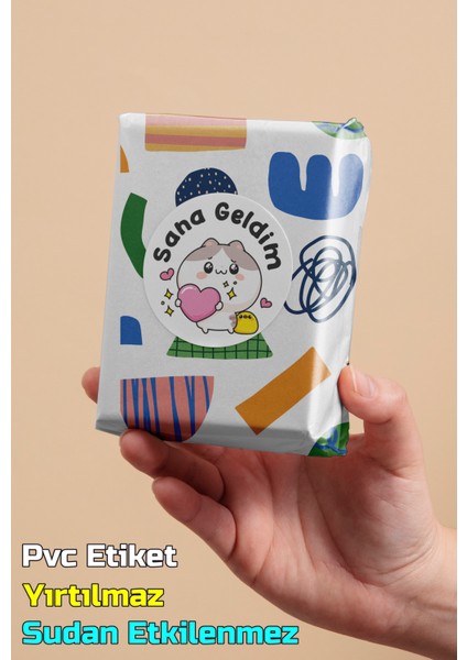 Ambalaj Paketleme Etiketi Model 97 (100 Adet / 3 cm)