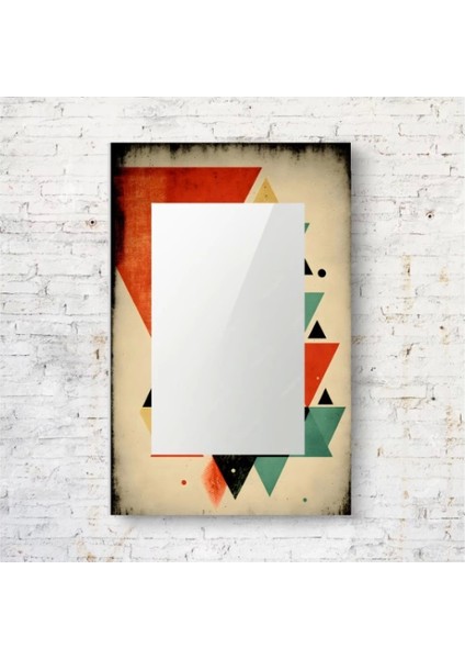 - Dekorarif Desenli Dikdörtgen Duvar Aynası 161