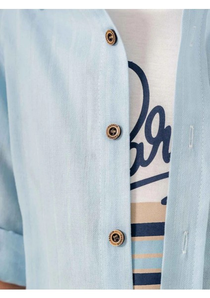Jeans Pantolonlu Gömlekli 3'lü Erkek Takım indirimleri