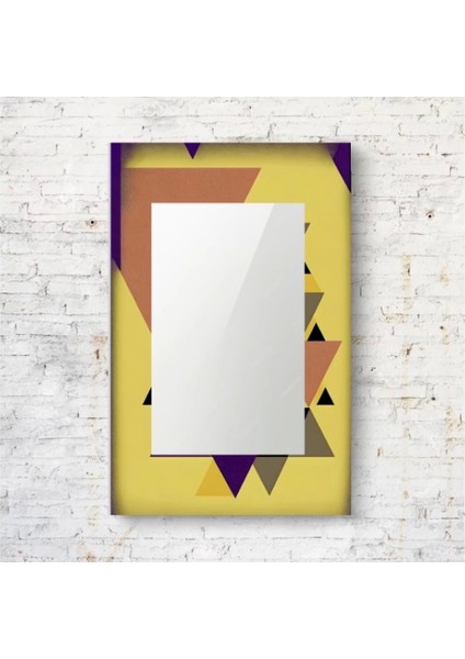 - Dekorarif Desenli Dikdörtgen Duvar Aynası 191