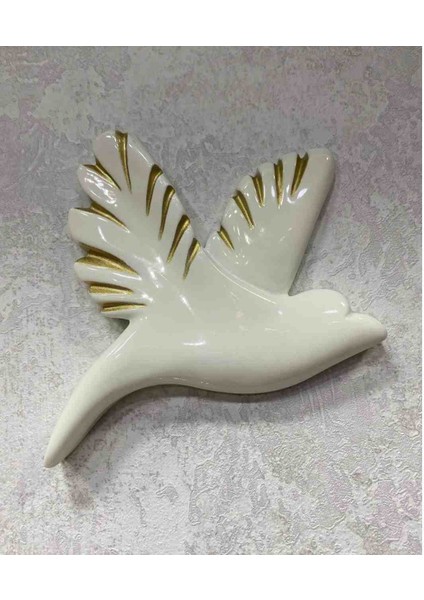 Tüy Aplik Ledli Pilli Dekoratif Duvar Aydınlatma - Şık Ve Modern Tasarım -(83 x 30 cm )