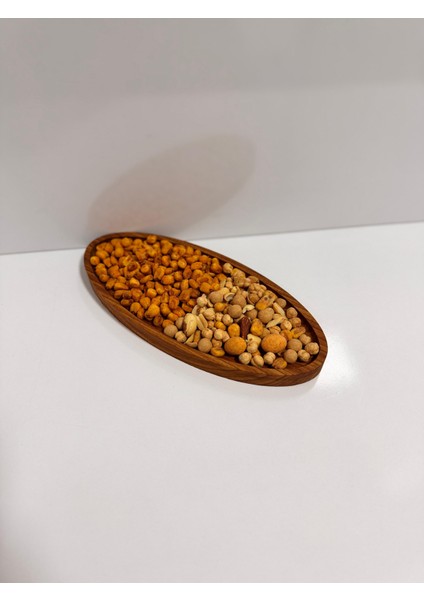 Ahşap Elips Sunumluk 26 cm x 12 cm fiyatları