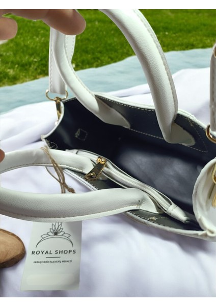 Keten Kanvas Kumaş ve Deri Detaylı Kare El ve Omuz Çantası Günlük Parti Gezi Çantası fiyatları