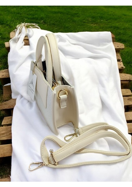 Keten Kanvas Kumaş ve Deri Detaylı Kare El ve Omuz Çantası Günlük Parti Gezi Çantası modelleri