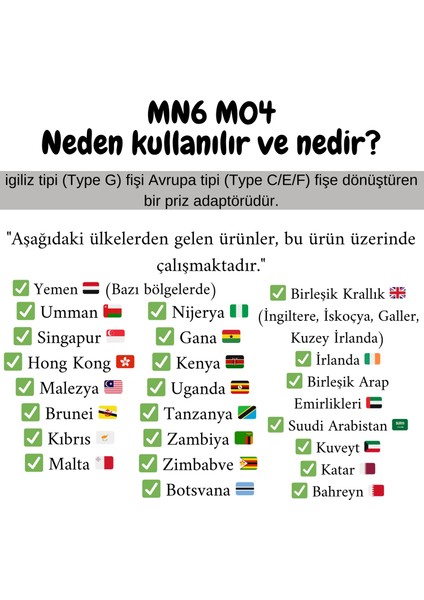 M04 Priz Dönüştürücü/5 Adet/a-Kalite Fiş Çevirici Adaptör-Şarj Aleti Fiş Dönüştürücü