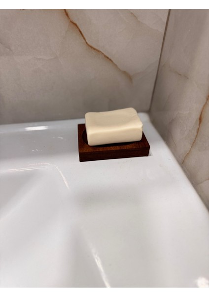 Dekoratif Katı Sabunluk Doğal Ahşap (Banyo Aksesuarları)