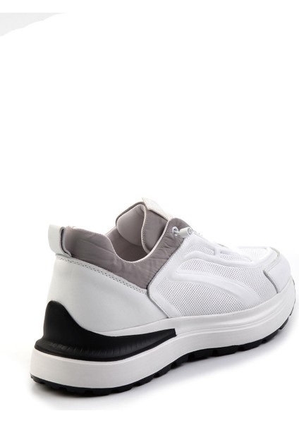 Beyaz Napa Deri Erkek Sneaker E01347360143 modelleri
