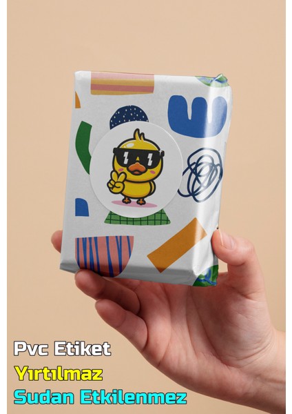 Ambalaj Paketleme Etiketi Model 161 (100 Adet / 3 cm)