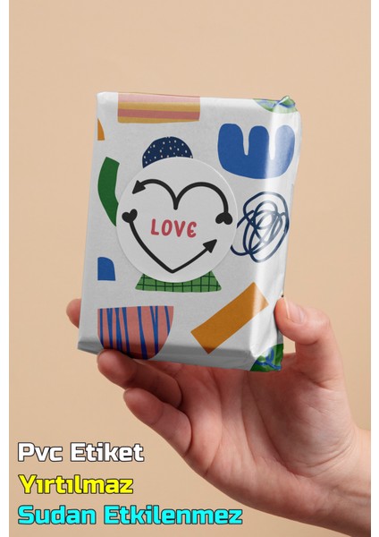 Ambalaj Paketleme Etiketi Model 151 (100 Adet / 3 cm)
