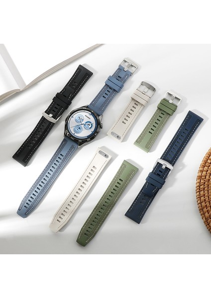 Huawei Watch Gt/gt2/gt2 Pro/gt3 Pro/gt4 Gt5 Pro 46MM/22MM Uyumlu Silikon Kordon