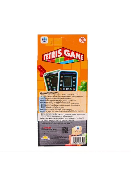 4609 Tetris Oyun -Sunman modelleri