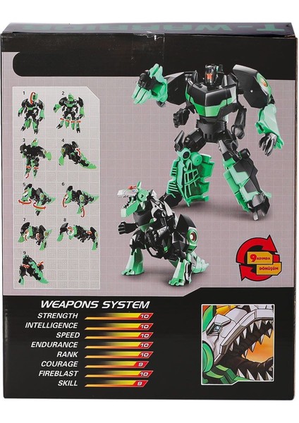 LJ1653 Metal Gövdeli Dönüşebilen Robot -Gepettoys fiyatları