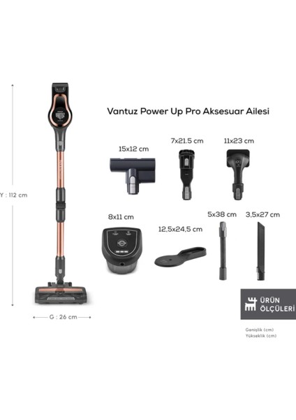 Dik Durma Özelliği Park Et Git ile Vantuz Dik Süpürge Black Copper fiyatları