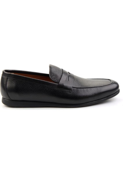 Siyah Leather Erkek Casual Ayakkabı E01758031840