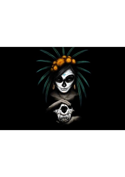 - Fütüristik Mistik Kadın Cam Tablo modelleri