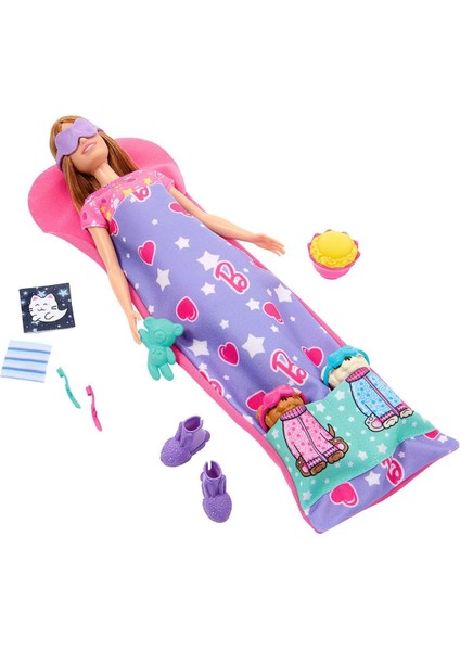 HXN01 Barbie ve Köpekçikleri Pijama Partisi modelleri