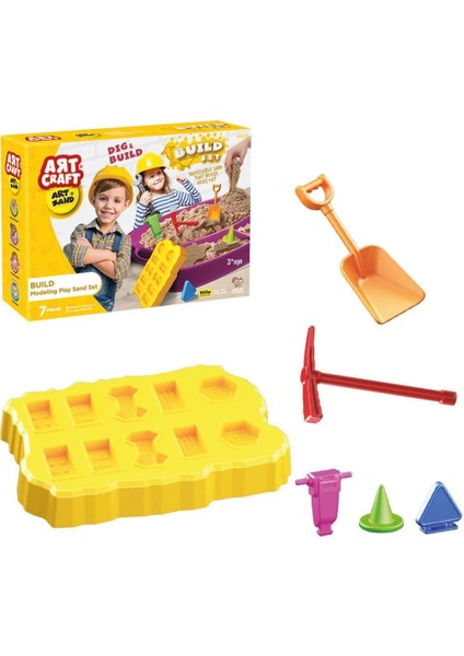 03949 Artsand Inşaat Kum Seti 600 gr -Fentoys